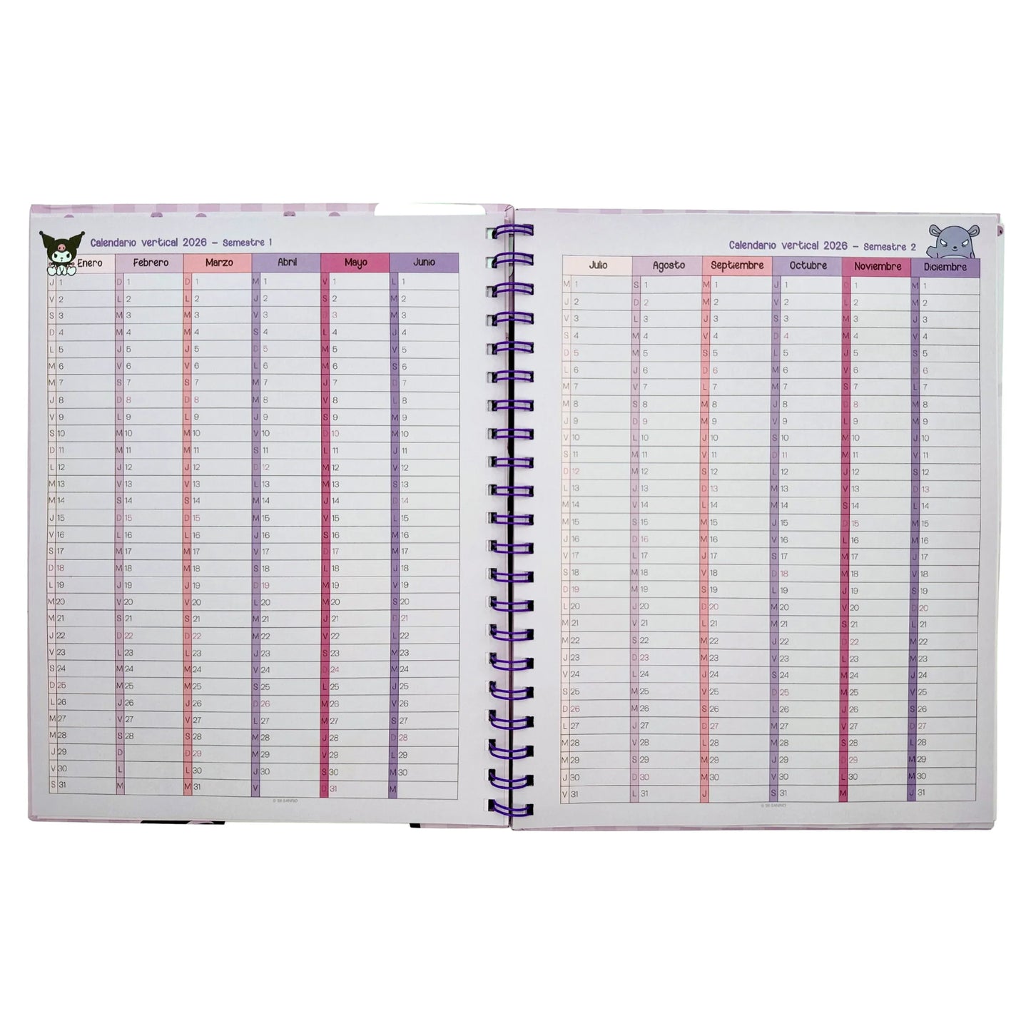 BRIEF PLANNER KUROMI 2026