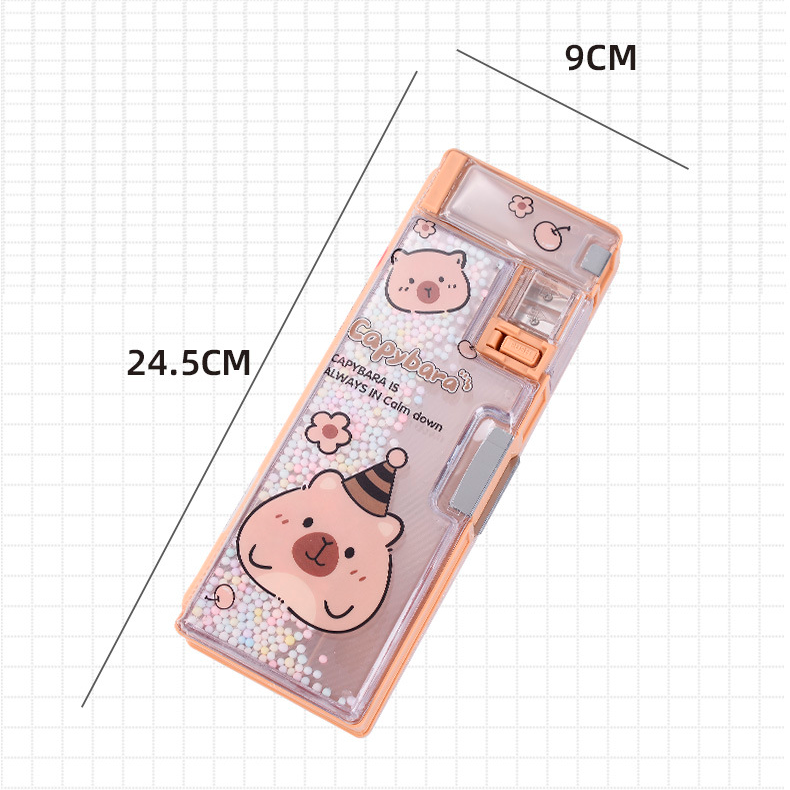 CARTUCHERA CAPIBARA GLITTER