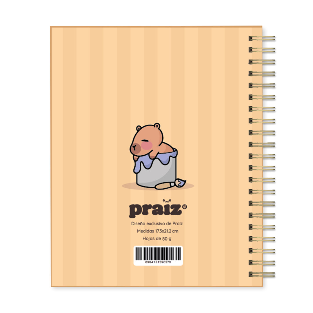 CUADERNO CAPIBARA CHILL & CREATE