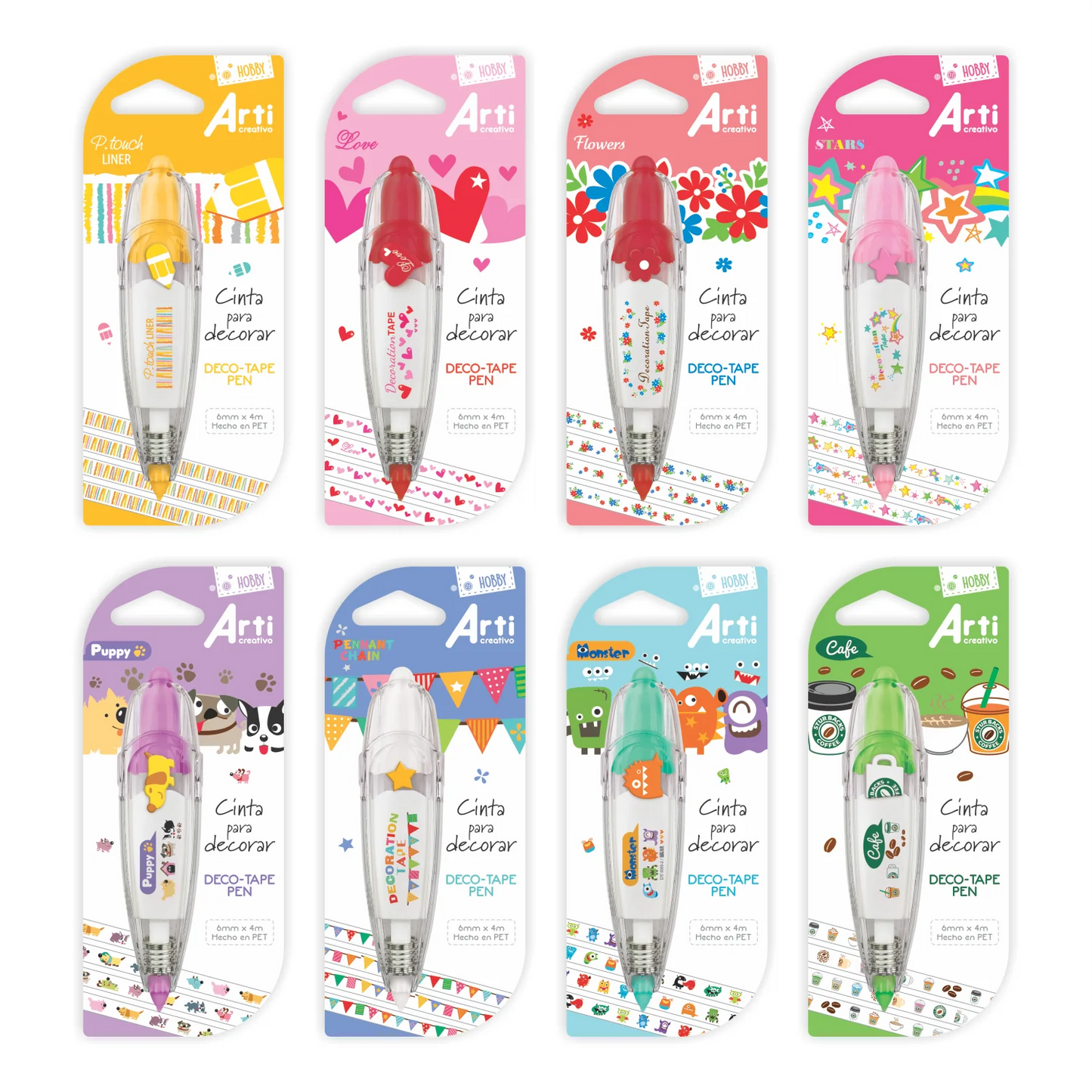 CINTA DECORATIVA DECO TAPE PEN ARTI CREATIVO