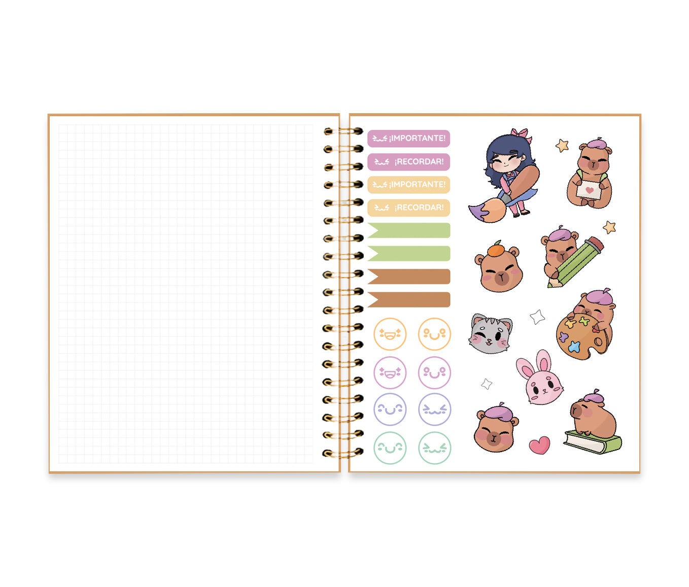 CUADERNO CAPIBARA CHILL & CREATE