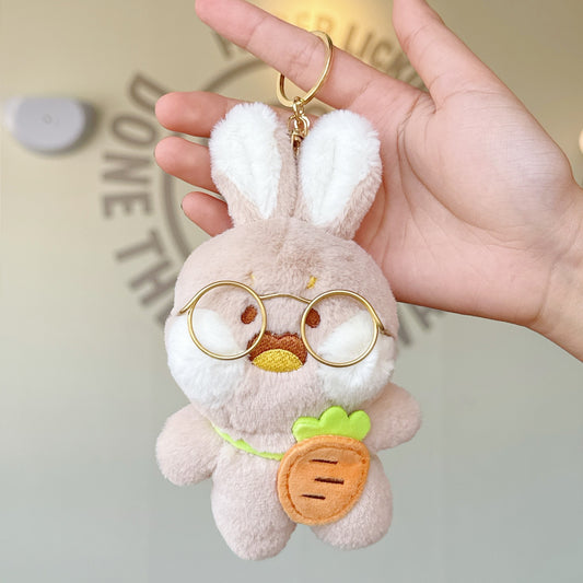LLAVERO PELUCHE CON LENTES