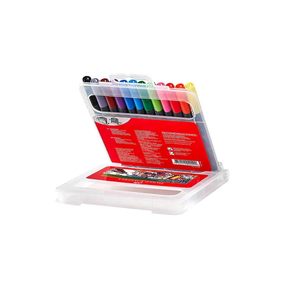 MARCADOR FINEPEN GRIP X12 FABER CASTELL