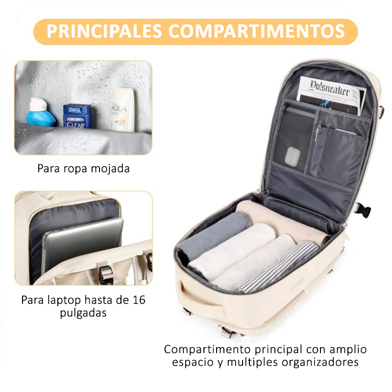 MOCHILA VIAJERA MENDEL