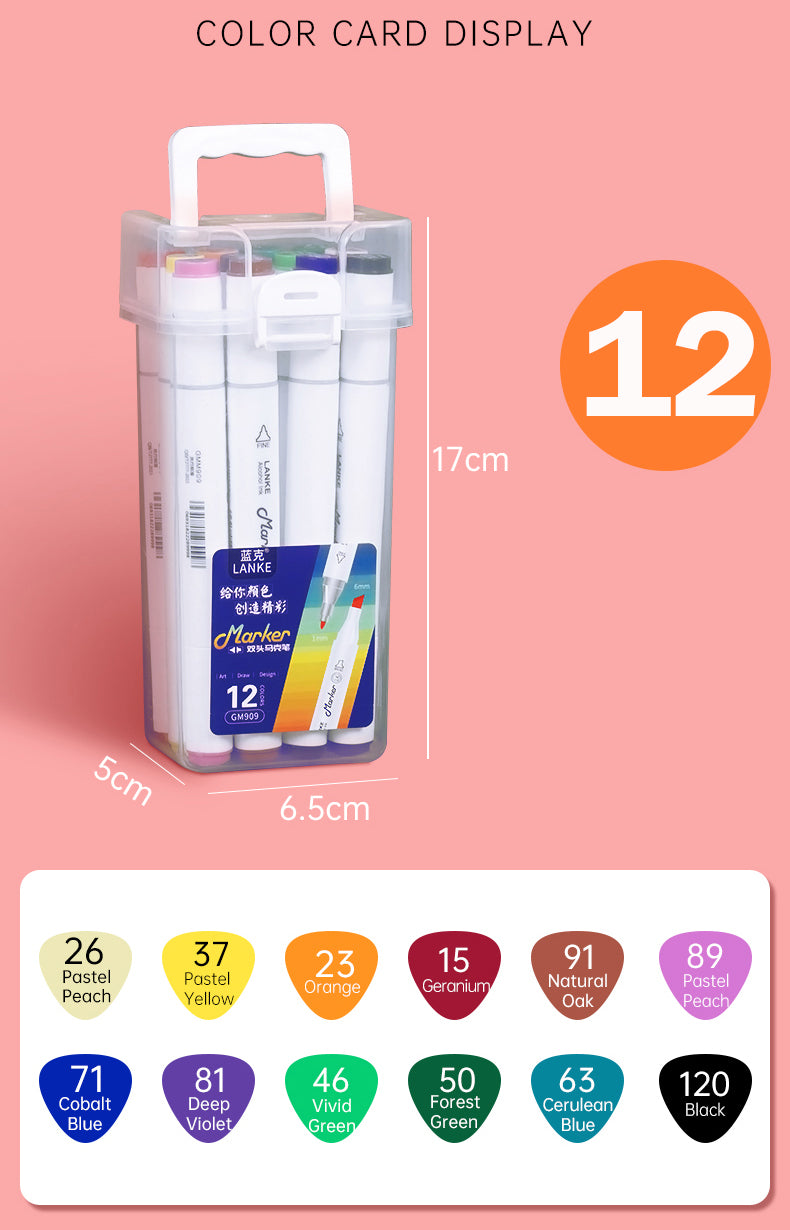 PLUMONES LANKE SET X12