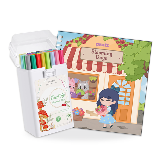 COLOREABLE BLOOMING & OHUHU DUAL TIPS X40 COL