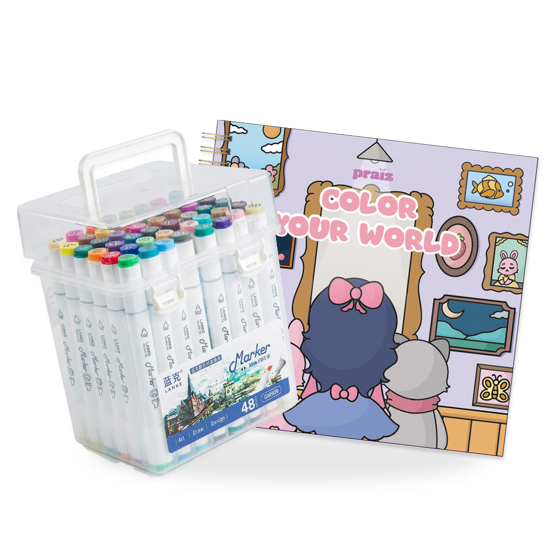 COLOREABLE YOUR WORLD & LANKE X48 COL