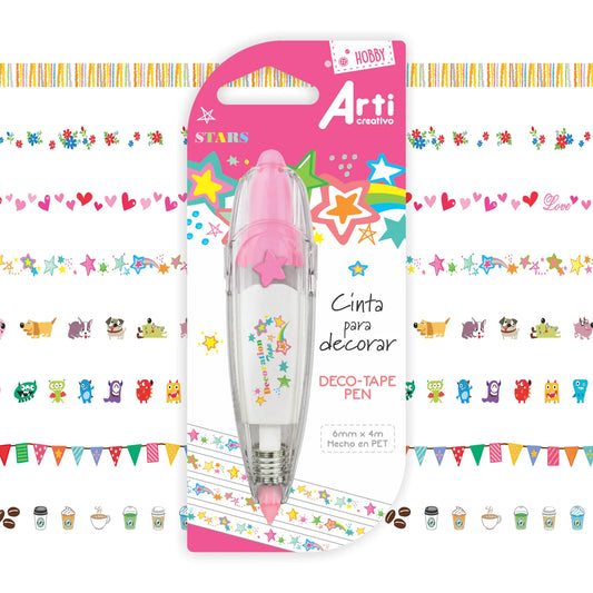 CINTA DECORATIVA DECO TAPE PEN ARTI CREATIVO