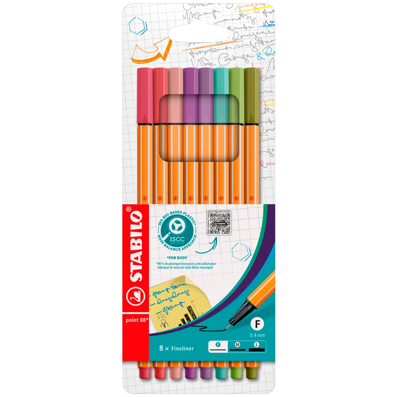 FINEPEN POINT 88 ESTUCHE X8 STABILO
