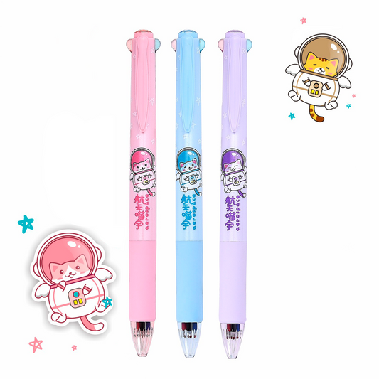 LAPICERO 4 COLORES GATO