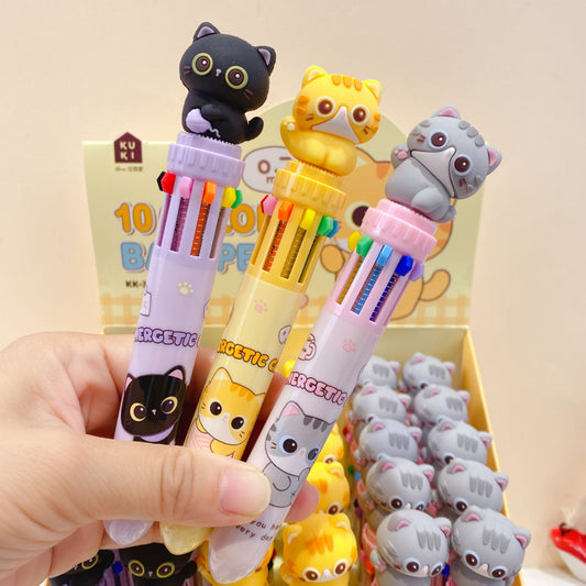 LAPICERO MULTICOLOR 10 COLORES