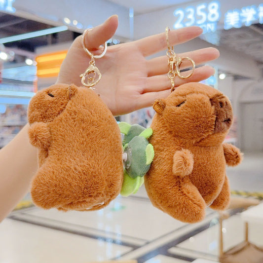 LLAVERO PELUCHE CAPIBARA