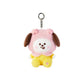 LLAVERO PELUCHE FLOR BT21