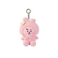 LLAVERO PELUCHE FLOR BT21