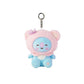 LLAVERO PELUCHE FLOR BT21