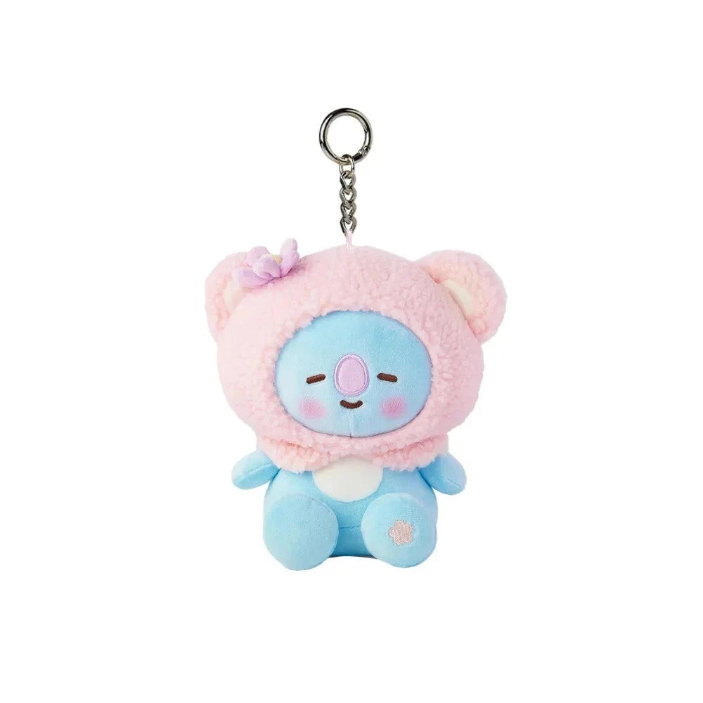 LLAVERO PELUCHE FLOR BT21