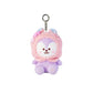 LLAVERO PELUCHE FLOR BT21