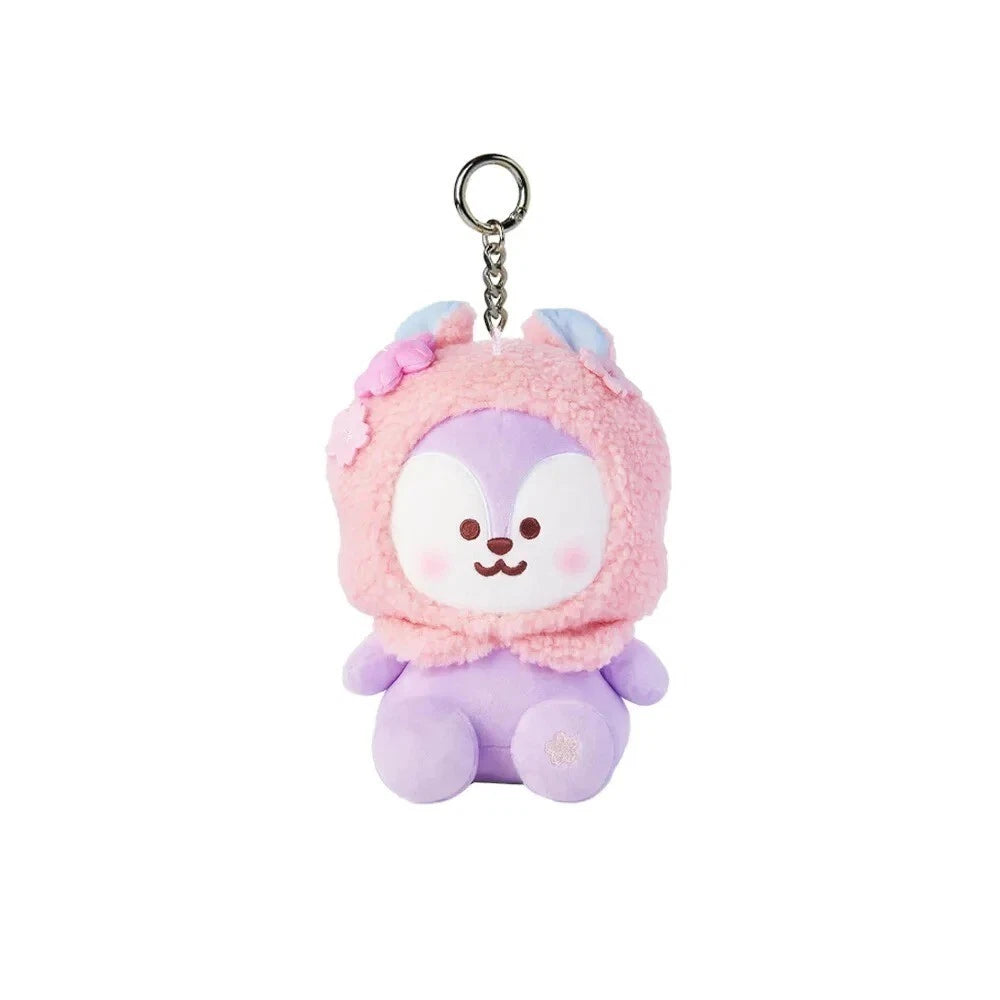 LLAVERO PELUCHE FLOR BT21