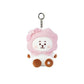 LLAVERO PELUCHE FLOR BT21
