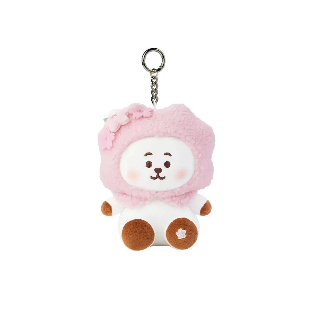 LLAVERO PELUCHE FLOR BT21