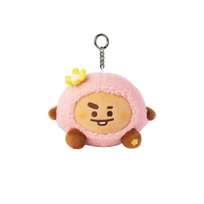 LLAVERO PELUCHE FLOR BT21