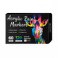 MARCADOR ACRILICO DOBLE PUNTA PINCEL X60