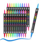 MARCADOR ACRILICO DOBLE PUNTA PINCEL X60