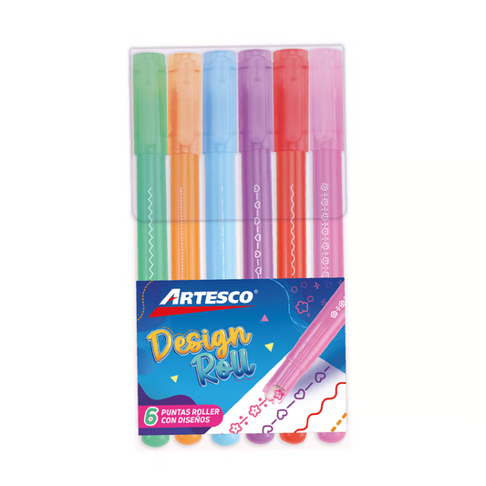MARCADOR DESIGN ROLL ARTESCO X6