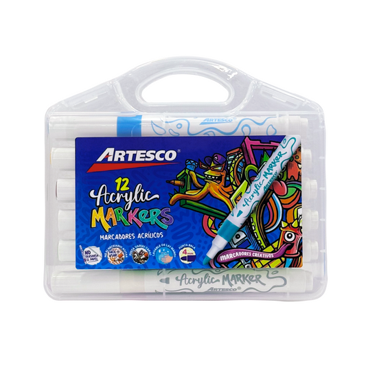 MARCADOR ACRILICO X12 ARTESCO