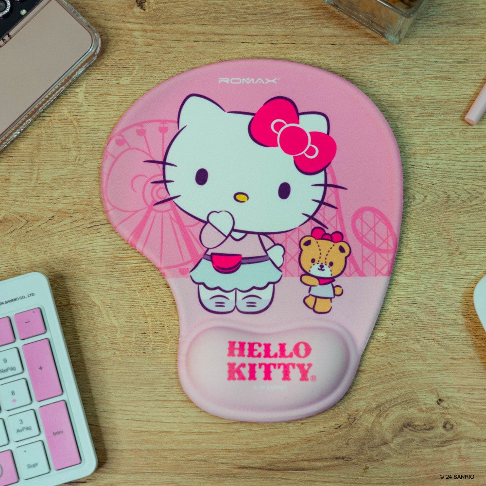 MOUSEPAD CON DESCANSO KITTY