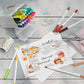 OHUHU - MARCADOR ACUARELABLE PUNTA PINCEL Y PUNTA EXTRA FINA - 40 COLORES