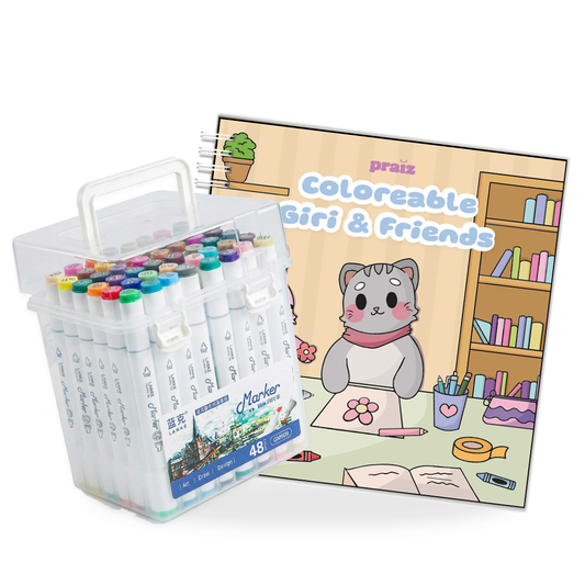 COLOREABLE GIRI & LANKE X48 COL