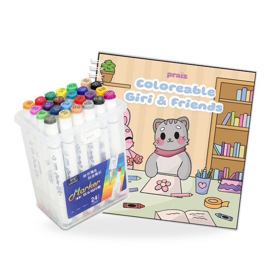 COLOREABLE GIRI & LANKE X24 COL