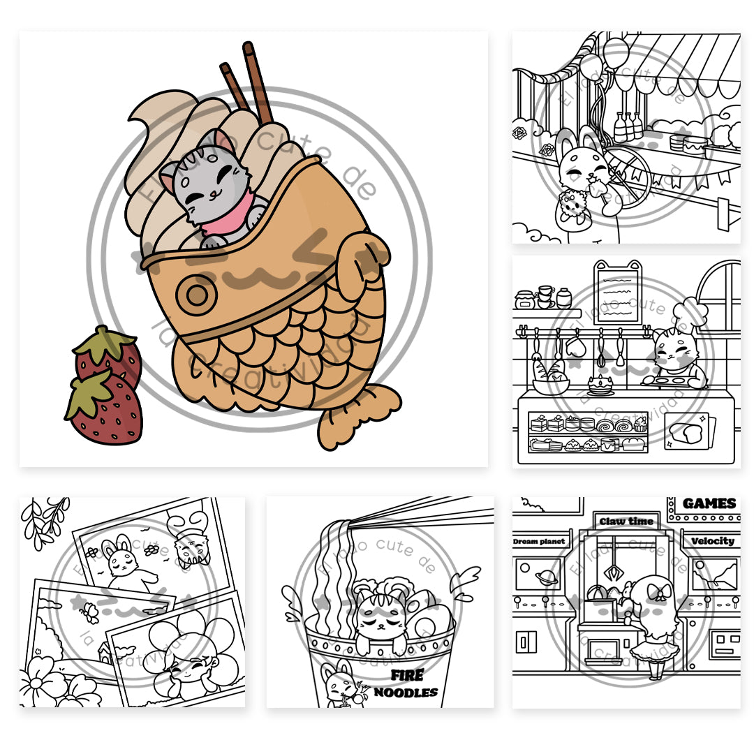 COLOREABLE BLOOMING DAYS