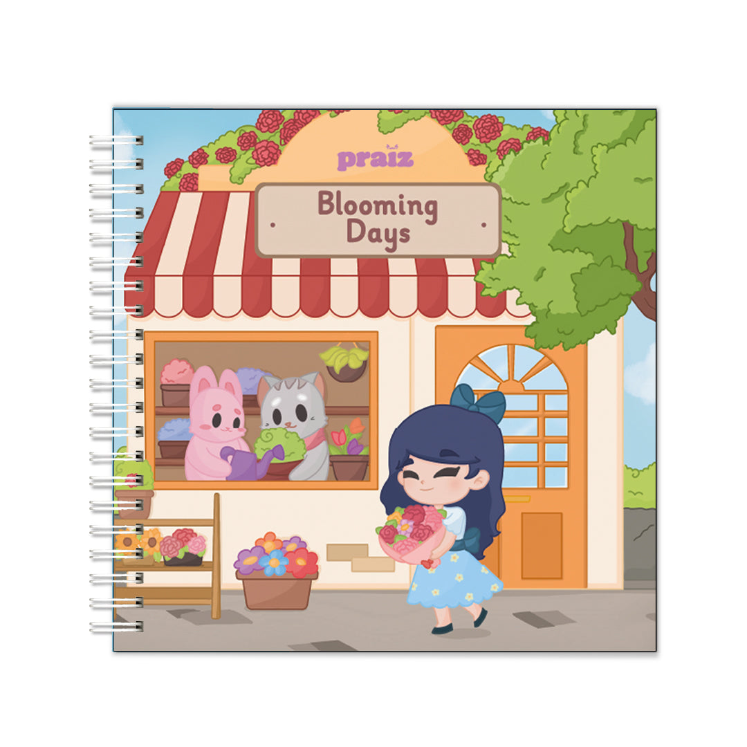 COLOREABLE BLOOMING DAYS