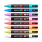 POSCA PC-5M SOFT COLOR X8
