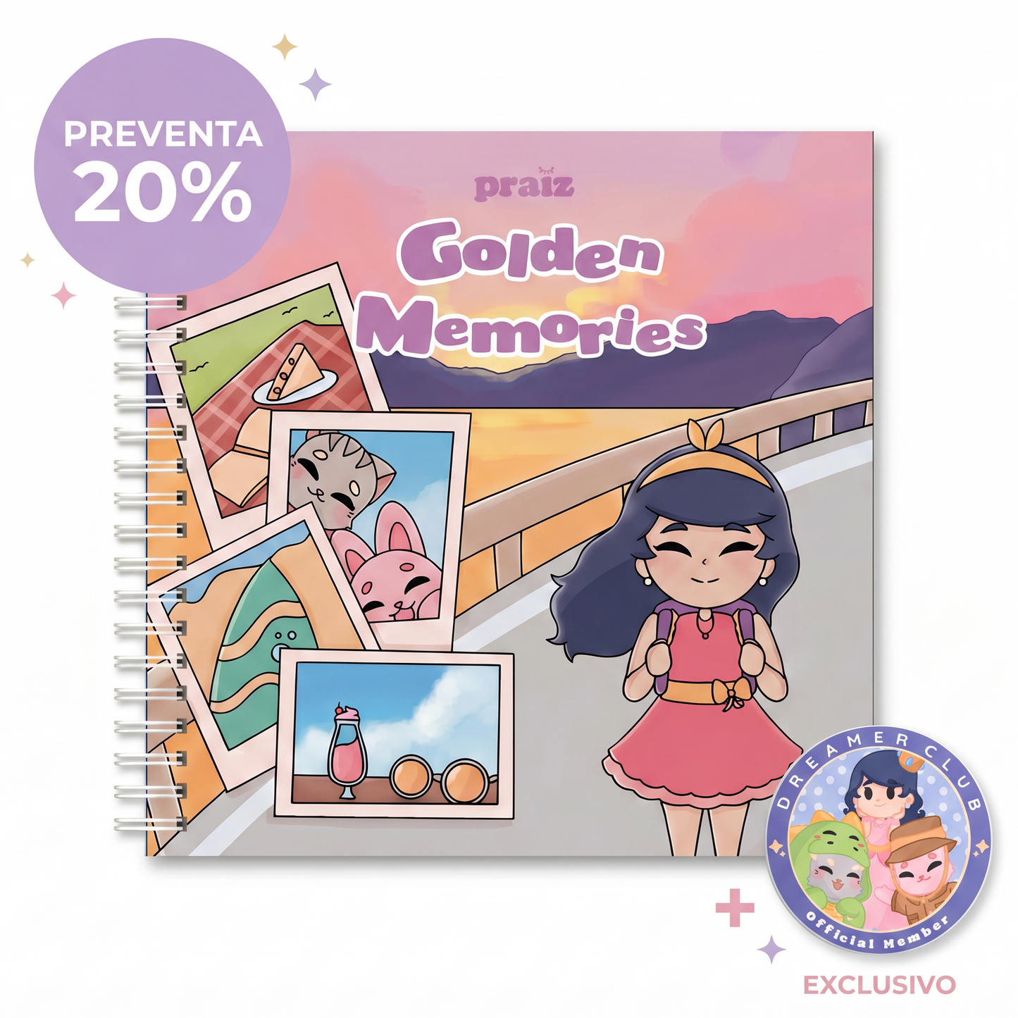 PREVENTA COLOREABLE GOLDEN MEMORIES