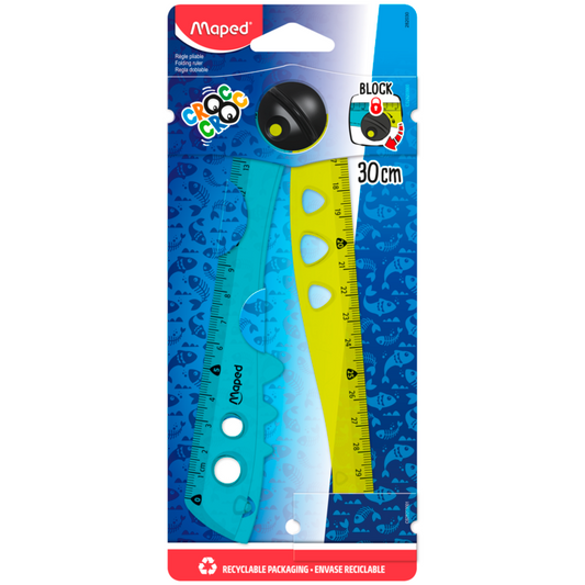 REGLA PLEGABLE 30CM MAPED