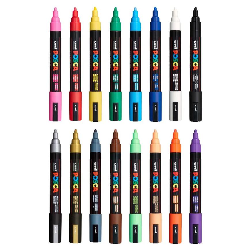 POSCA PC-5M BASICO X16