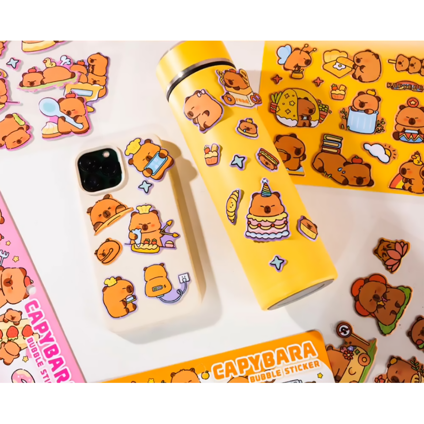 STICKER 3D CAPIBARA
