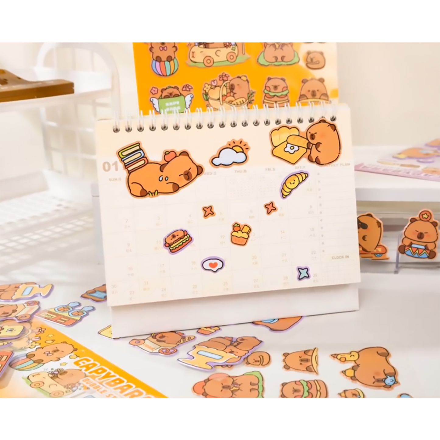 STICKER 3D CAPIBARA