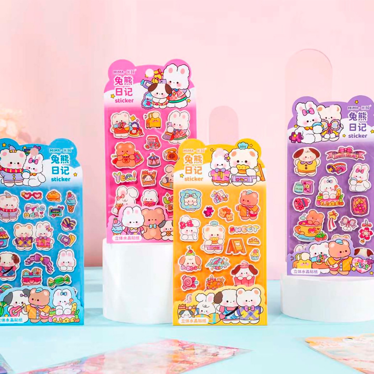 STICKER 3D FLUFFY