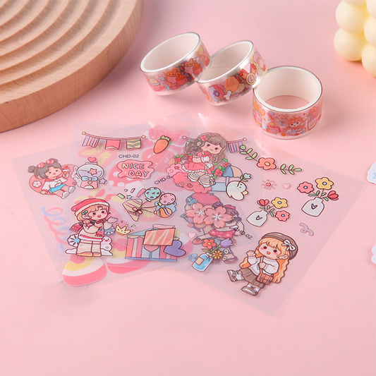 WASHITAPE Y STICKER KAMI
