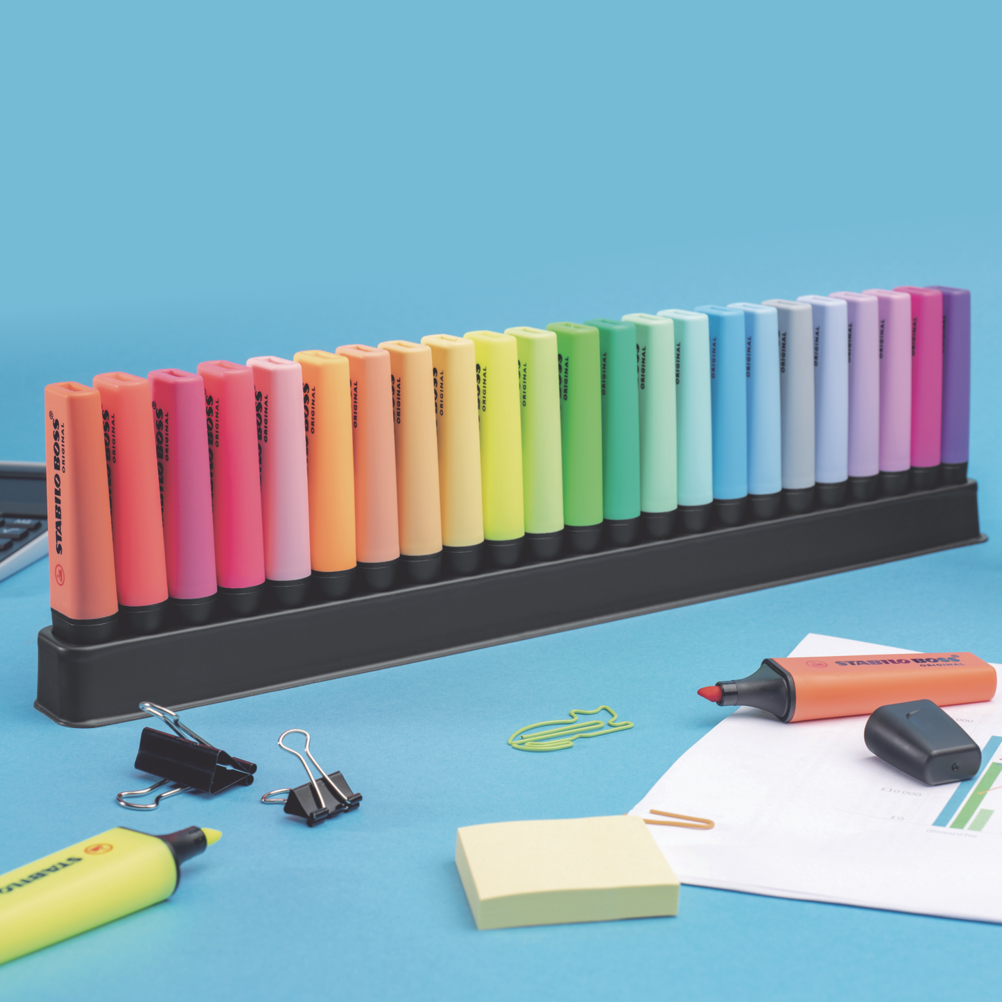 RESALTADORES STABILO BOSS DESKSET – ORIGINAL x23