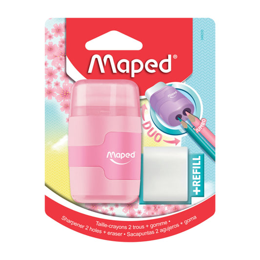 TAJADOR BORRADOR CONNECT PASTEL MAPED - BLISTER