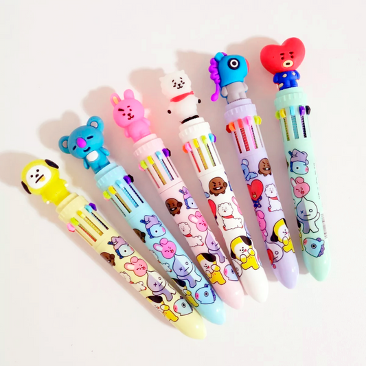 LAPICERO MULTICOLOR BT21