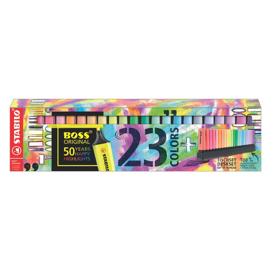 RESALTADORES STABILO BOSS DESKSET – ORIGINAL x23
