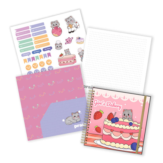 CUADERNO BULLET JOURNAL  GIRI'S BAKERY